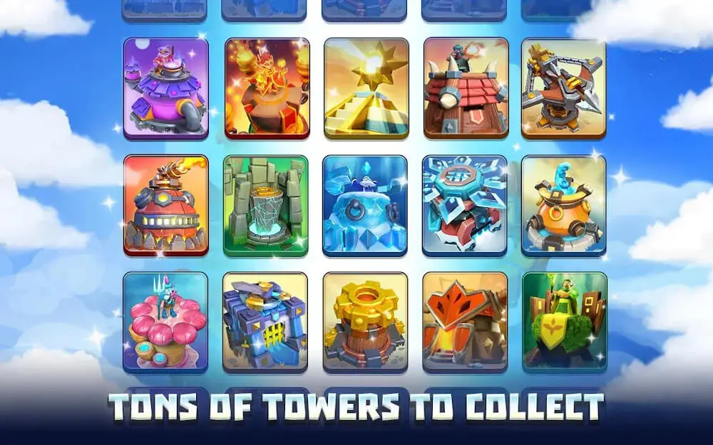 Screenshot of the Wild Sky TD game