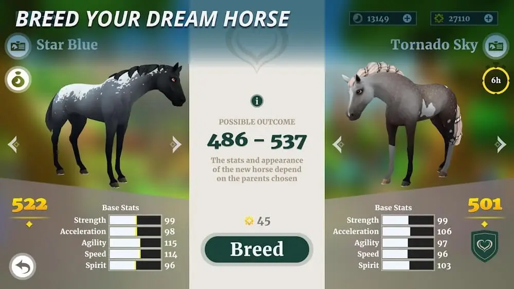 Screenshot of the Wildshade game