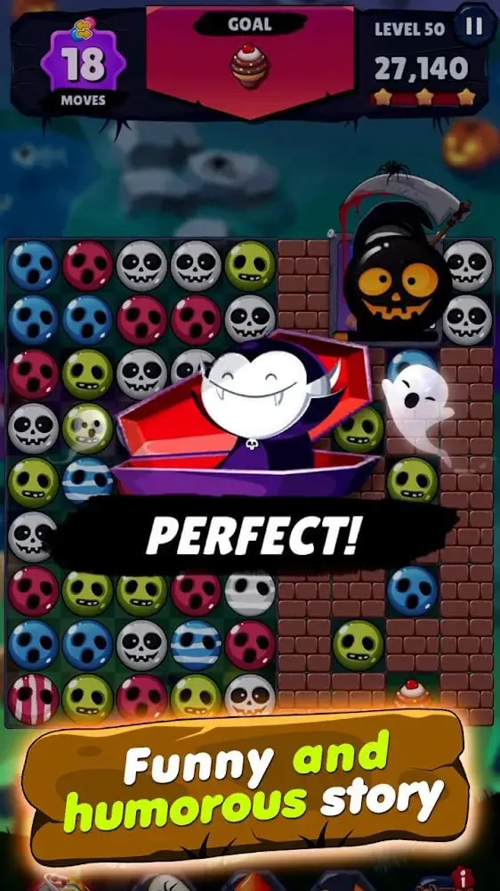 Screenshot of the Witch Match Puzzle app