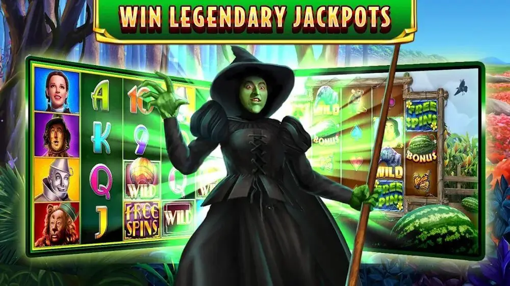 Screenshot of the Wizard of Oz Slot Machine Game game