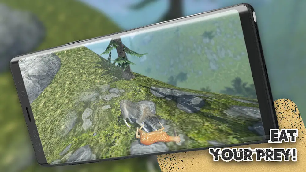 Screenshot of the Wolf Simulator Evolution game
