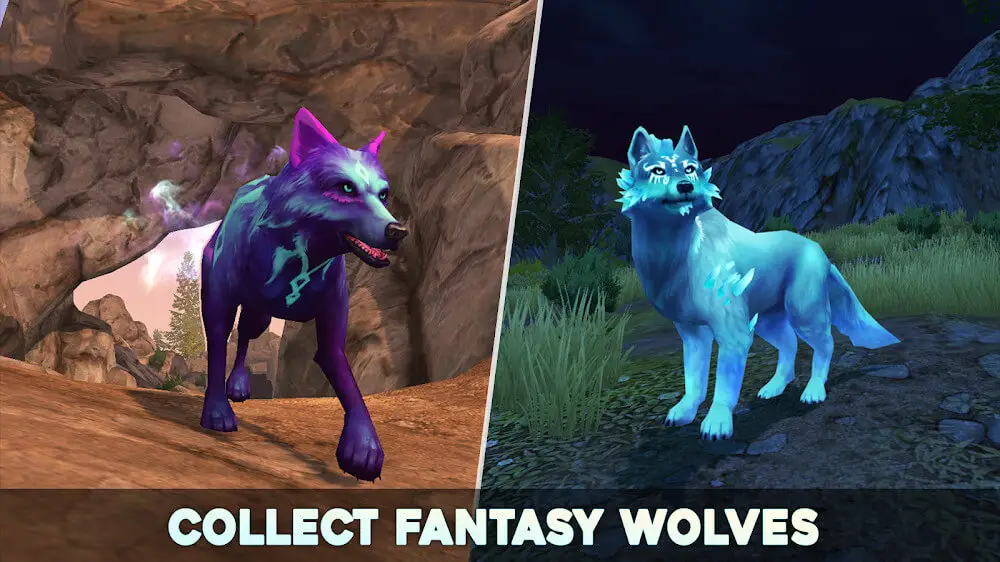 Screenshot of the Wolf Tales game