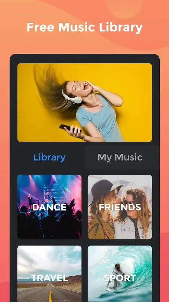 Screenshot of the Wonder Video Editor app