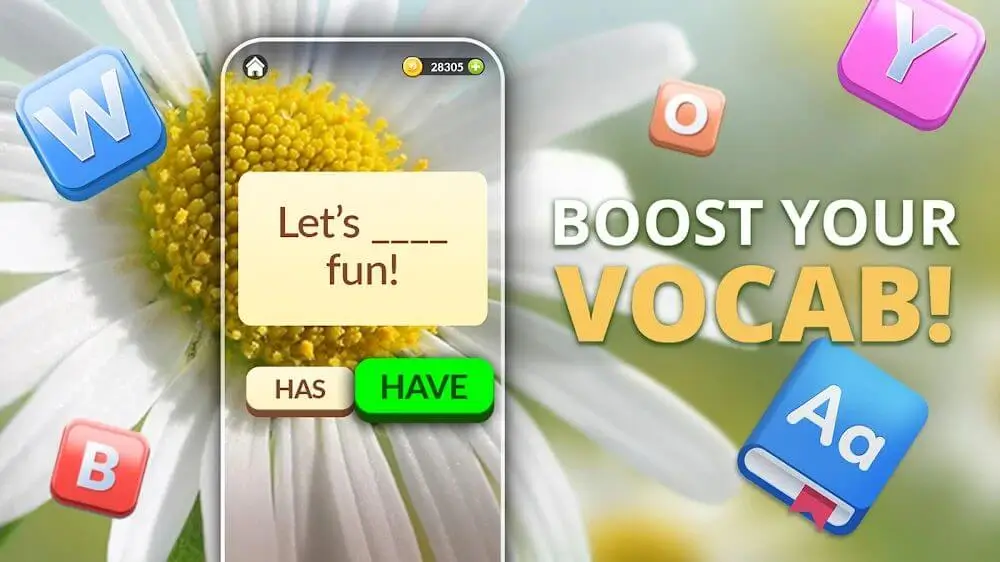 Screenshot of the Word Life game