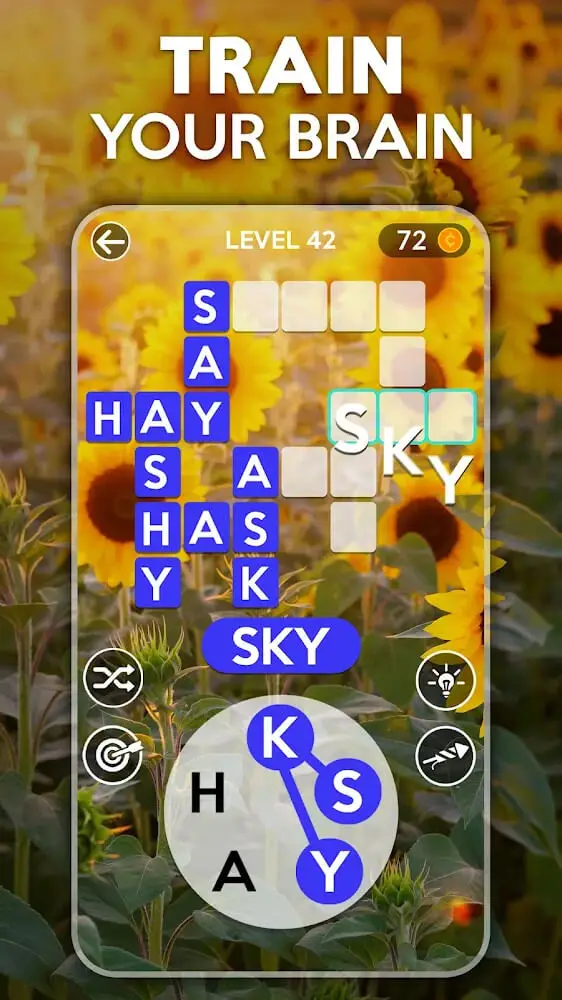 Screenshot of the Wordscapes app
