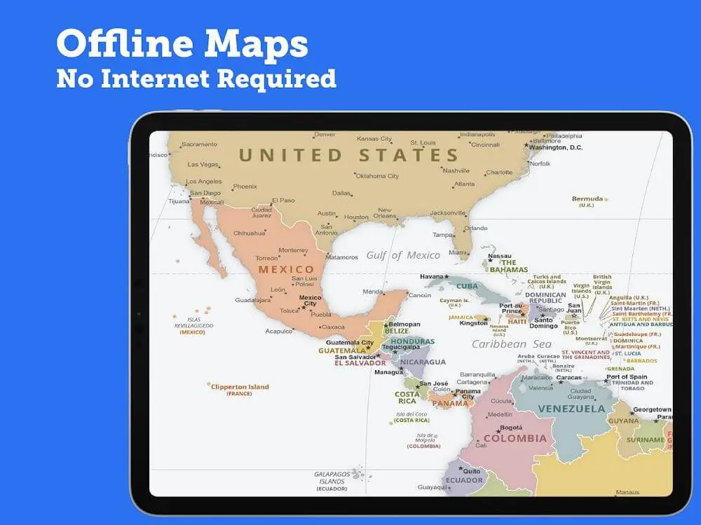 Screenshot of the World Map 2022 Pro game