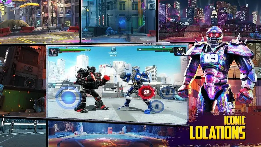 Screenshot of the World Robot Boxing 2022 game