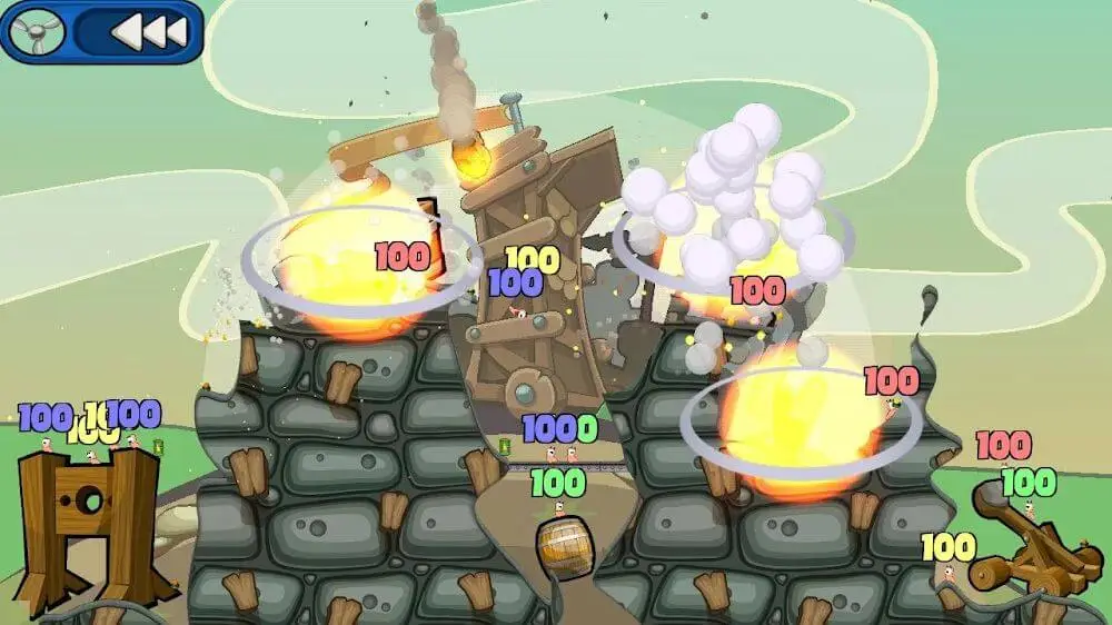 Screenshot of the Worms 2: Armageddon game