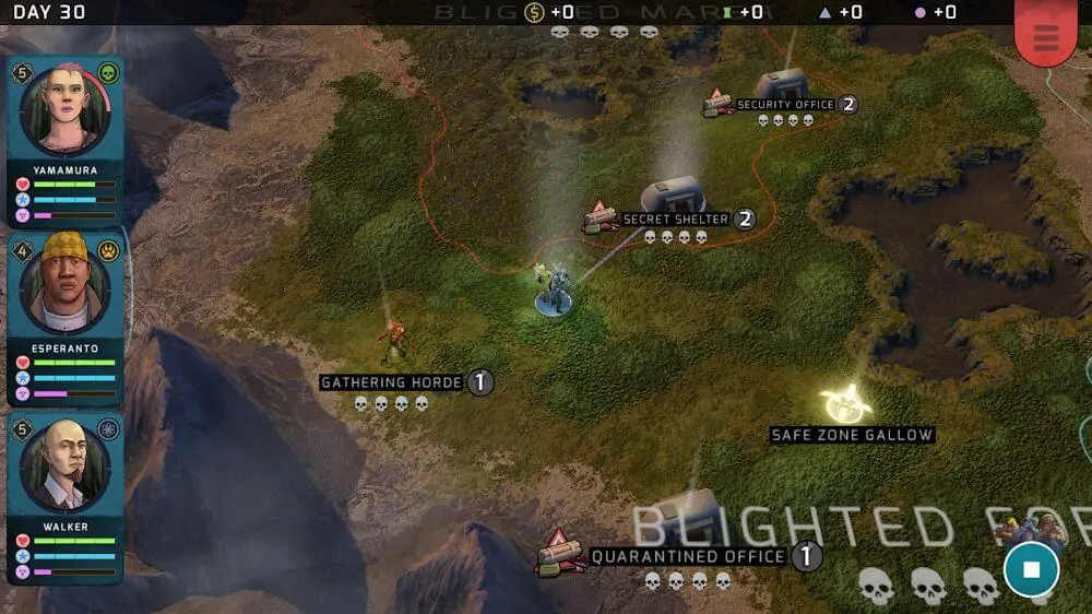 Screenshot of the Xenowerk Tactics game