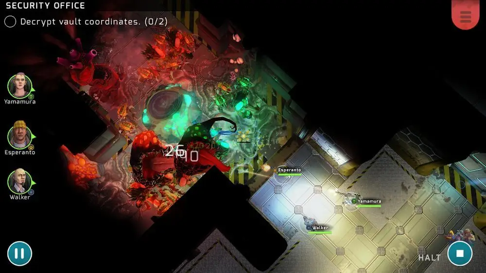 Screenshot of the Xenowerk Tactics game