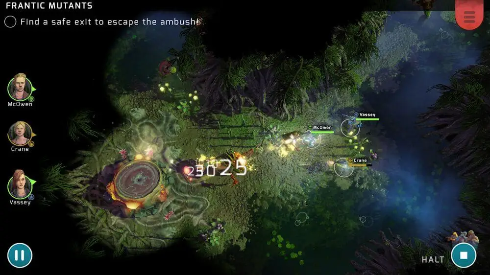 Screenshot of the Xenowerk Tactics game