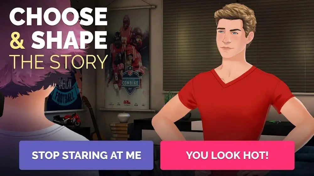 Screenshot of the ZOE: Interactive Story game