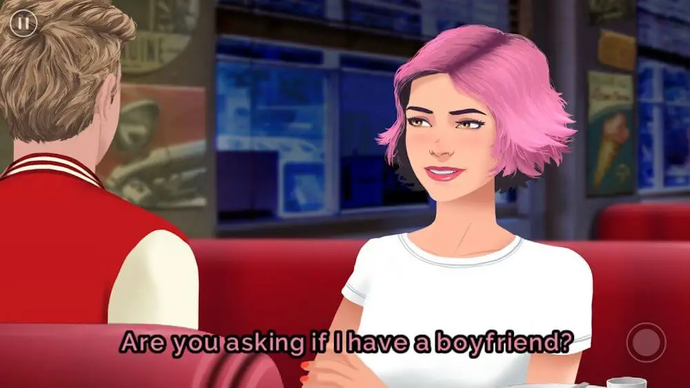 Screenshot of the ZOE: Interactive Story game