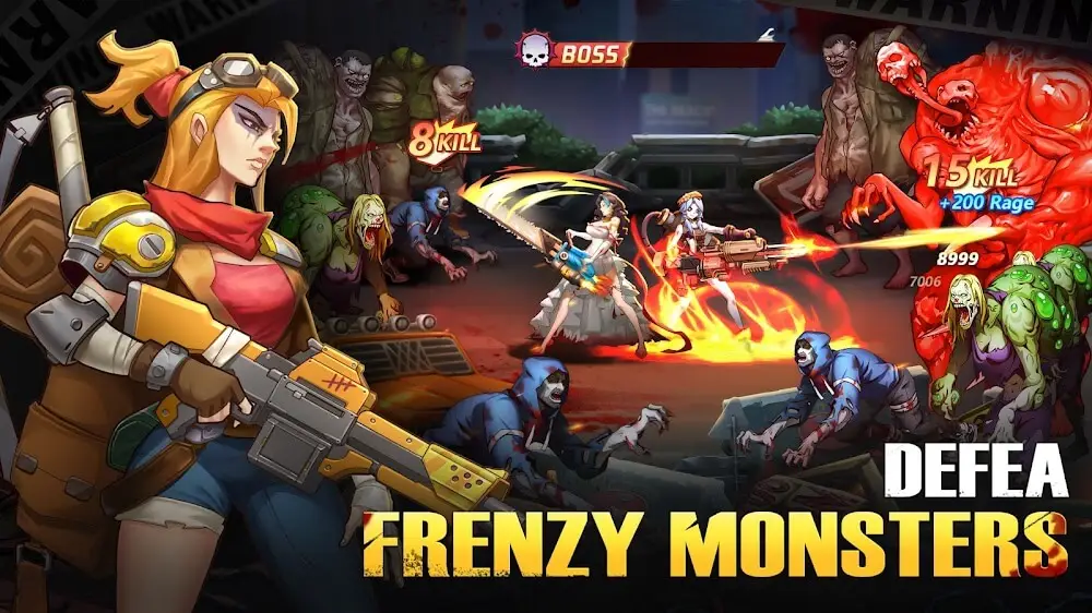 Screenshot of the Zombie Arena game