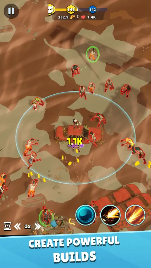Screenshot of the Zombie Slayer app