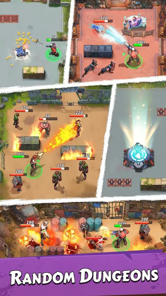 Screenshot of the Zombie Survival: Eternal War game
