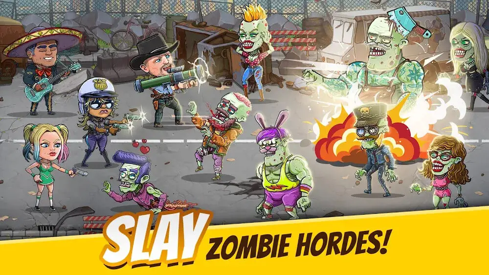 Screenshot of the Zombieland: AFK Survival game
