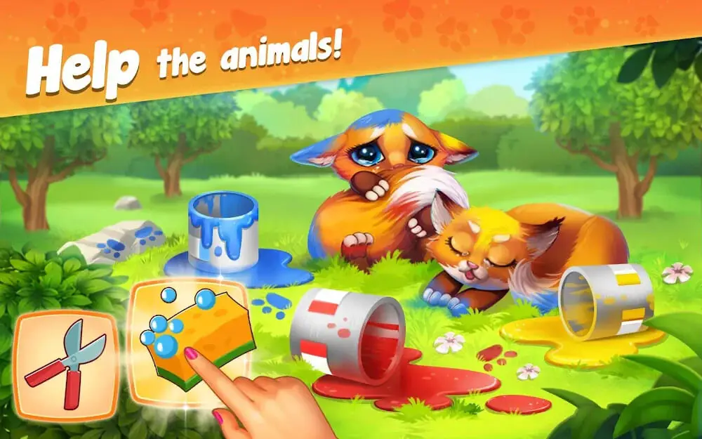 Screenshot of the ZooCraft: Animal Family game