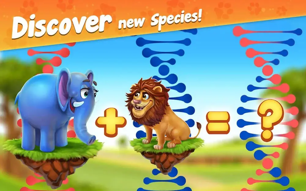 Screenshot of the ZooCraft: Animal Family game