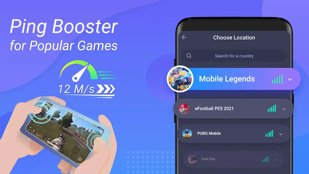 Screenshot of the iTop VPN game