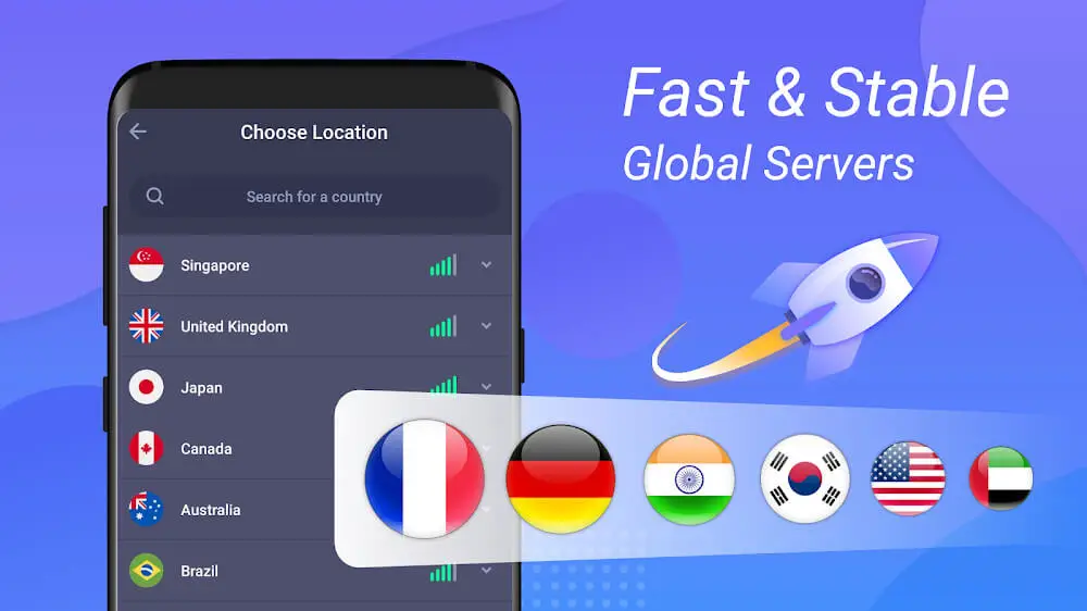 Screenshot of the iTop VPN game