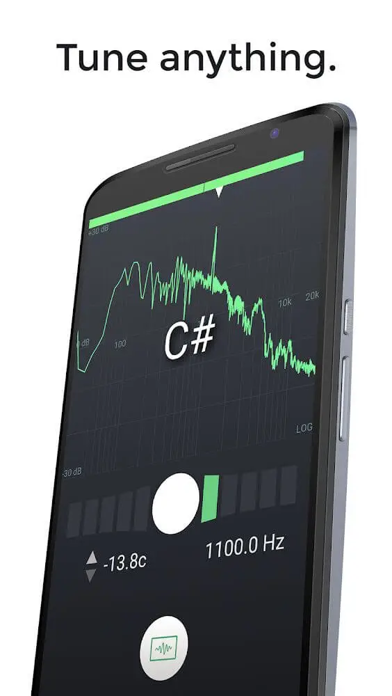 Screenshot of the n-Track Tuner Pro app