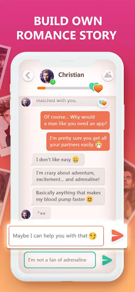 Screenshot of the notAlone app