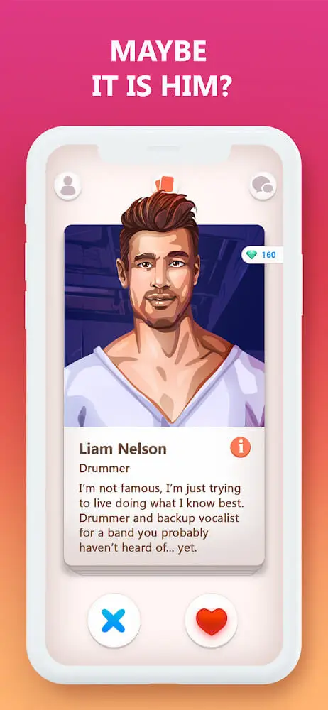 Screenshot of the notAlone app