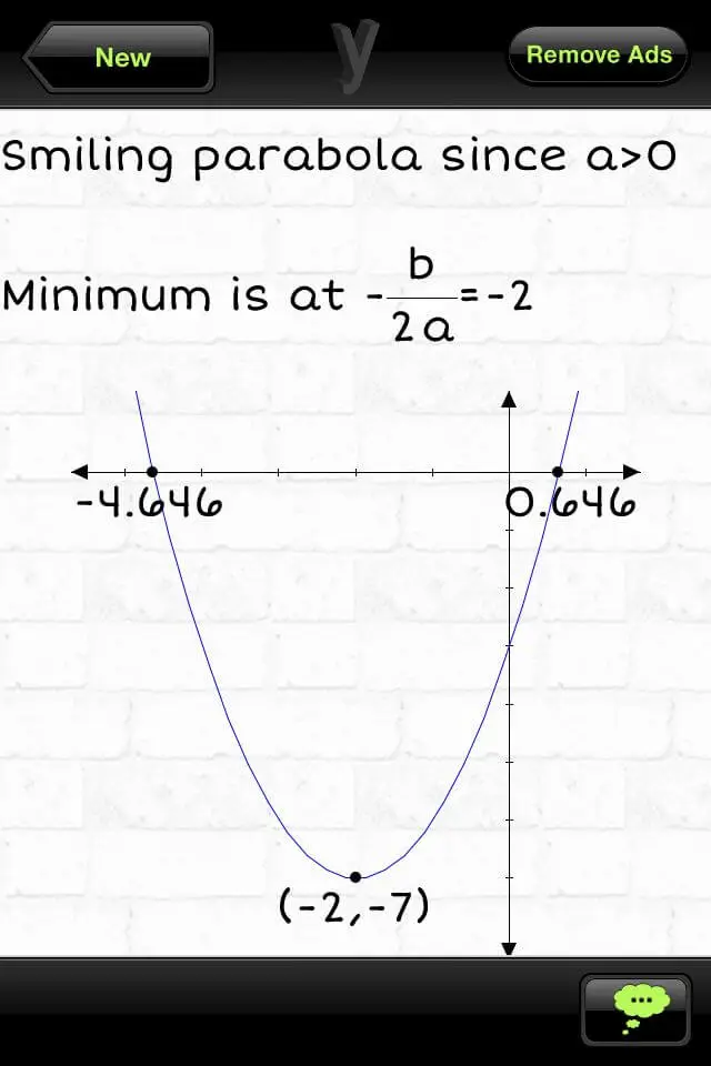 Screenshot of the yHomework app