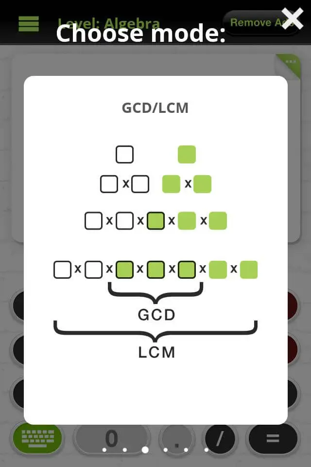 Screenshot of the yHomework app