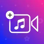 Add music to video application logo
