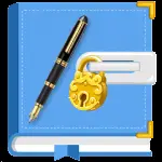 Diary with lock application logo