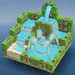 Flow Water Fountain 3D Puzzle application logo