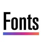 Fonts for Instagram application logo