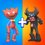 Merge Blue Monster vs Monster application logo