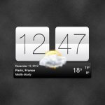 Sense V2 Flip Clock & Weather application logo